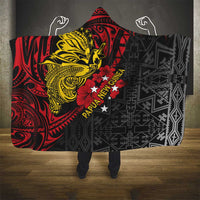 Papua New Guinea 49th Independence Day Hooded Blanket Motuan Revareva Bird-of-Paradise LT7 - Polynesian Pride
