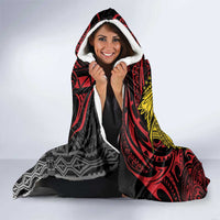 Papua New Guinea 49th Independence Day Hooded Blanket Motuan Revareva Bird-of-Paradise LT7 - Polynesian Pride