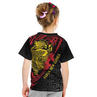 Papua New Guinea 49th Independence Day Kid T Shirt Motuan Revareva Bird-of-Paradise LT7 - Polynesian Pride