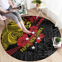 Papua New Guinea 49th Independence Day Round Carpet Motuan Revareva Bird-of-Paradise LT7 - Polynesian Pride
