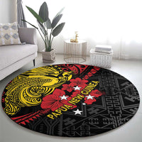 Papua New Guinea 49th Independence Day Round Carpet Motuan Revareva Bird-of-Paradise LT7 - Polynesian Pride