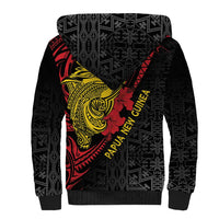 Papua New Guinea 49th Independence Day Sherpa Hoodie Motuan Revareva Bird-of-Paradise LT7 - Polynesian Pride
