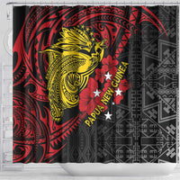 Papua New Guinea 49th Independence Day Shower Curtain Motuan Revareva Bird-of-Paradise LT7 - Polynesian Pride