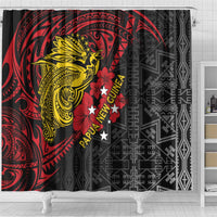 Papua New Guinea 49th Independence Day Shower Curtain Motuan Revareva Bird-of-Paradise LT7 - Polynesian Pride
