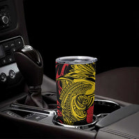 Papua New Guinea 49th Independence Day Tumbler Cup Motuan Revareva Bird-of-Paradise LT7 - Polynesian Pride