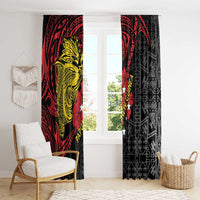 Papua New Guinea 49th Independence Day Window Curtain Motuan Revareva Bird-of-Paradise LT7 - Polynesian Pride