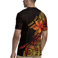 Niue Fakaalofa Atu Personalised Rugby Jersey Whale Hiapo Fiery Motif LT7 - Polynesian Pride