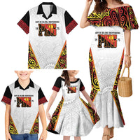 Personalized Papua New Guinea Family Matching Mermaid Dress and Hawaiian Shirt Hapi De bilong Indipendens PNG LT7 - Polynesian Pride