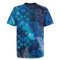 Aotearoa Taniko Matariki Rugby Jersey Cosmic Blue