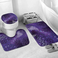 Aotearoa Taniko Matariki Bathroom Set Cosmic Violet