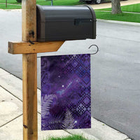 Aotearoa Taniko Matariki Garden Flag Cosmic Violet