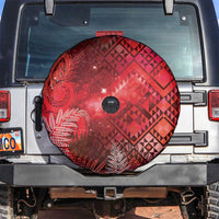 Aotearoa Taniko Matariki Spare Tire Cover Cosmic Red