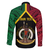 Vanuatu 44th Independence Anniversary Family Matching Off Shoulder Short Dress and Hawaiian Shirt LT7 - Polynesian Pride