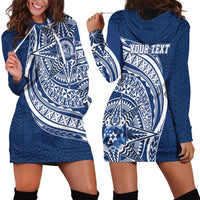 Tonga Queen Salote College Personalized Hoodie Dress Ngatu Tokelaufeletoa Motifs LT7 - Polynesian Pride