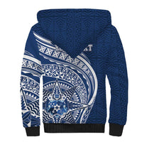 Tonga Queen Salote College Personalized Sherpa Hoodie Ngatu Tokelaufeletoa Motifs LT7 - Polynesian Pride
