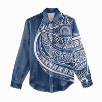 Tonga Queen Salote College Personalized Women Casual Shirt Ngatu Tokelaufeletoa Motifs LT7 - Polynesian Pride
