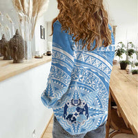 Tonga Apifo'ou Kolisi Personalized Women Casual Shirt Ngatu Tokelaufeletoa Motifs LT7 - Polynesian Pride