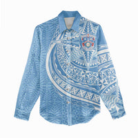 Tonga Apifo'ou Kolisi Personalized Women Casual Shirt Ngatu Tokelaufeletoa Motifs LT7 - Polynesian Pride