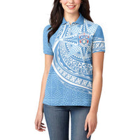 Tonga Apifo'ou Kolisi Personalized Women Polo Shirt Ngatu Tokelaufeletoa Motifs LT7 - Polynesian Pride