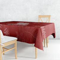 New Zealand Christmas Tablecloth Silver Fern Mix Kiwi Bird Ver01 LT7 - Polynesian Pride