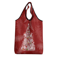 New Zealand Christmas Grocery Bag Silver Fern Mix Kiwi Bird Ver02 LT7 - Polynesian Pride