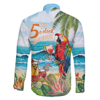 Aloha Hawaii Christmas Family Matching Short Sleeve Bodycon Dress and Hawaiian Shirt It's 5 o'clock Somewhere LT7 - Polynesian Pride