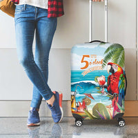 Aloha Hawaii Christmas Luggage Cover It's 5 o'clock Somewhere