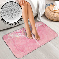 Breast Cancer Awareness Maori Aotearoa Bathroom Set Manta Ray - Pink Glaze - Polynesian Pride