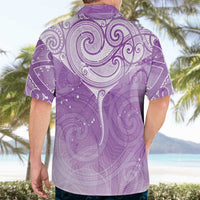 Epilepsy Awareness Maori Aotearoa Hawaiian Shirt Manta Ray - Purple Glaze - Polynesian Pride