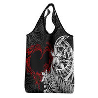 New Zealand Aotearoa Valentine Grocery Bag Couple Maori Aroha Ki a Koe Ver.02 LT7 - Polynesian Pride