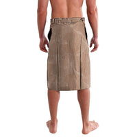 Mother's Day Lavalava Polynesia Vintage Hibiscus - Brown