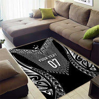 2025 Rugby Championship New Zealand Custom Area Rug Poutama Motifs - Polynesian Pride