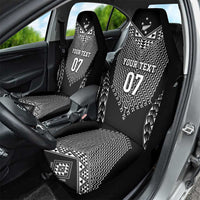2025 Rugby Championship New Zealand Custom Car Seat Cover Poutama Motifs - Polynesian Pride