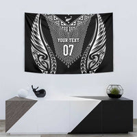 2025 Rugby Championship New Zealand Custom Tapestry Poutama Motifs - Polynesian Pride