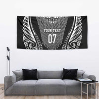 2025 Rugby Championship New Zealand Custom Tapestry Poutama Motifs - Polynesian Pride