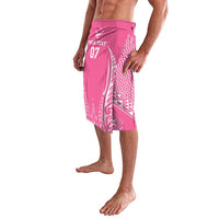 2025 Rugby Championship New Zealand Custom Lavalava Poutama Motifs - Pink Out LT7 - Polynesian Pride