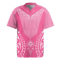2025 Rugby Championship New Zealand Custom Rugby Jersey Poutama Motifs - Pink Out LT7 Pink - Polynesian Pride