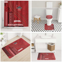 Samoa FAST Siapo Bathroom Set Tatau-Ulafala Vines - Polynesian Pride