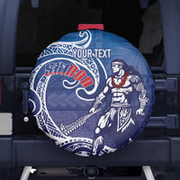 Samoa Manuia le Aso Tuto'atasi Siapo Motif Spare Tire Cover Warrior with Nifo Oti LT7 - Polynesian Pride