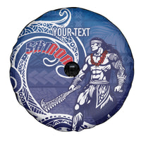 Samoa Manuia le Aso Tuto'atasi Siapo Motif Spare Tire Cover Warrior with Nifo Oti LT7 - Polynesian Pride