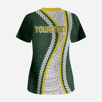 Cook Islands Rugby Personalized Avaiki Scrub Top GO Kuki LT7 - Polynesian Pride