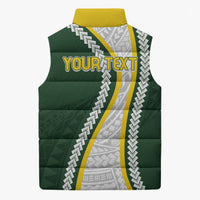Cook Islands Rugby Personalized Avaiki Sleeveless Puffer Jacket GO Kuki LT7 - Polynesian Pride