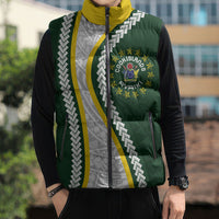 Cook Islands Rugby Personalized Avaiki Sleeveless Puffer Jacket GO Kuki LT7 - Polynesian Pride