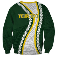 Cook Islands Rugby Personalized Avaiki Sweatshirt GO Kuki LT7 - Polynesian Pride