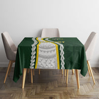 Cook Islands Rugby Personalized Avaiki Tablecloth GO Kuki LT7 - Polynesian Pride