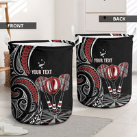 New Zealand Darts Personalized Hei Manaia Laundry Basket Classic Kowhaiwhai LT7 - Polynesian Pride