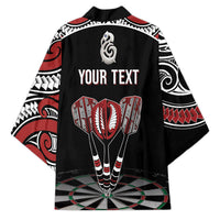 New Zealand Darts Personalized Hei Manaia Kimono Classic Kowhaiwhai LT7 - Polynesian Pride