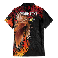 Papua New Guinea Personalised Family Matching Mermaid Dress and Hawaiian Shirt Grunge Style 49th Independence Anni LT7 - Polynesian Pride