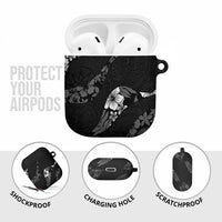 Aloha Hawaii Floral Tapa AirPods Case Patchwork Charcoal - Polynesian Pride