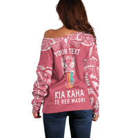 personalised-kia-kaha-te-reo-maori-off-shoulder-sweater-hei-tiki-mix-koru-pink